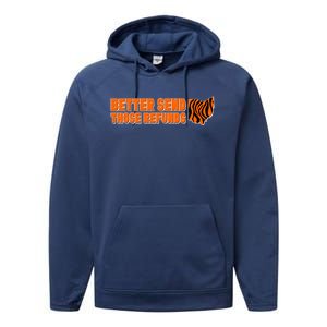 Better Send Those Refunds Cincinnati Ohio Football Performance Fleece Hoodie