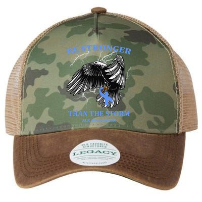 Be Stronger Than The Storm ALS Legacy Tie Dye Trucker Hat