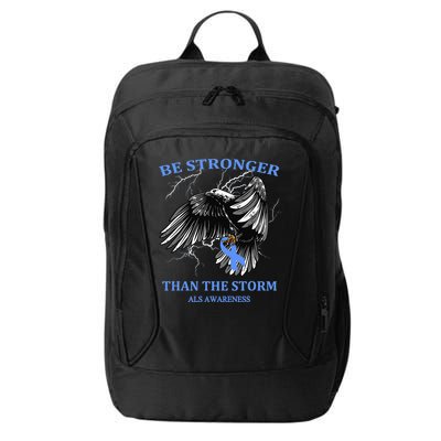 Be Stronger Than The Storm ALS City Backpack