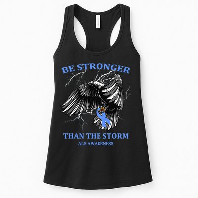 Be Stronger Than The Storm ALS Womens Tank Top