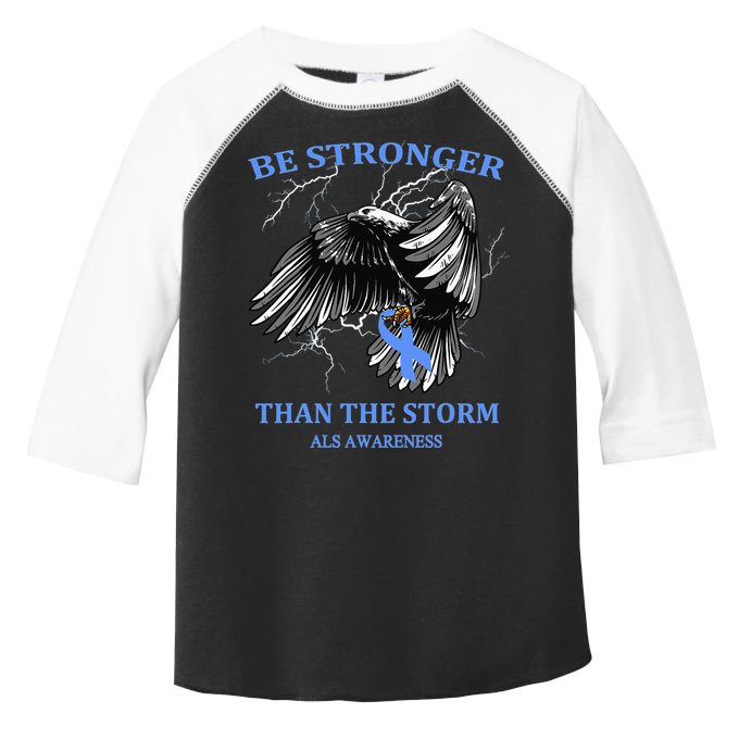 Be Stronger Than The Storm ALS Toddler Fine Jersey T-Shirt