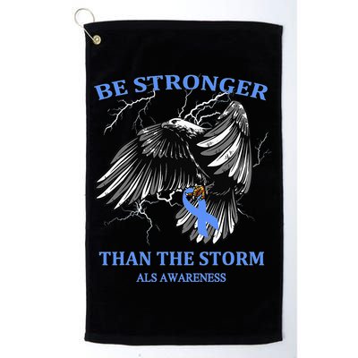 Be Stronger Than The Storm ALS Golf Towel