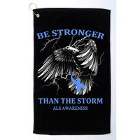 Be Stronger Than The Storm ALS Golf Towel