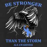 Be Stronger Than The Storm ALS Golf Towel