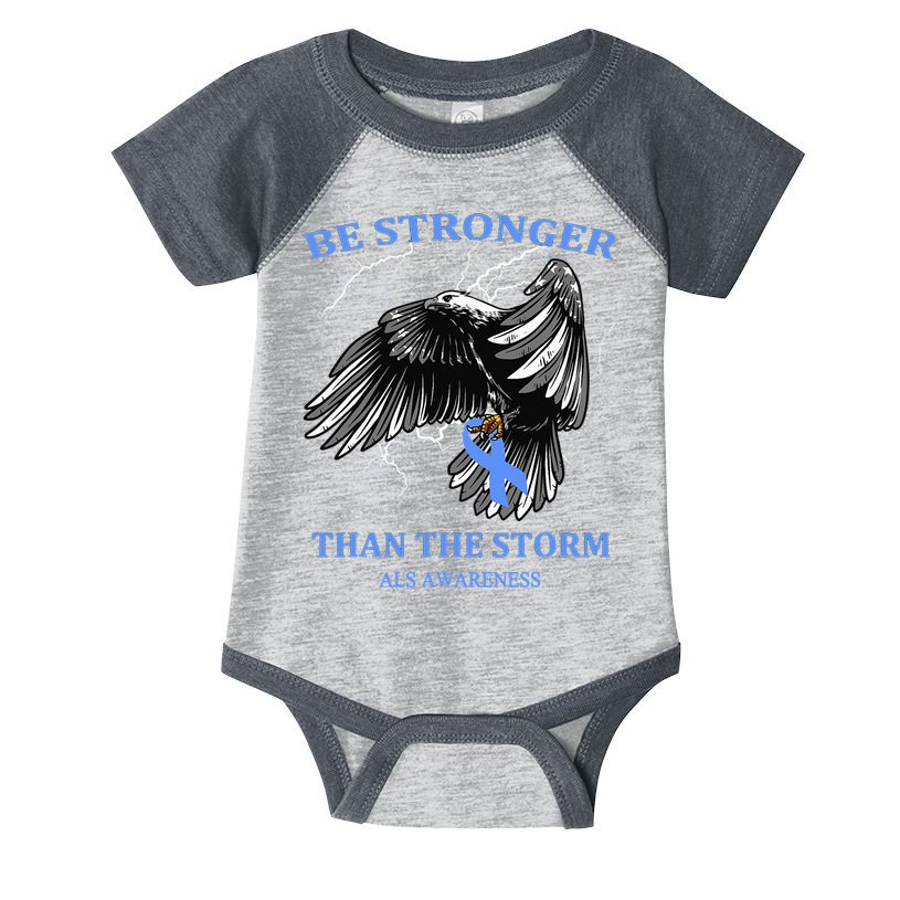 Be Stronger Than The Storm ALS Infant Baby Jersey Bodysuit