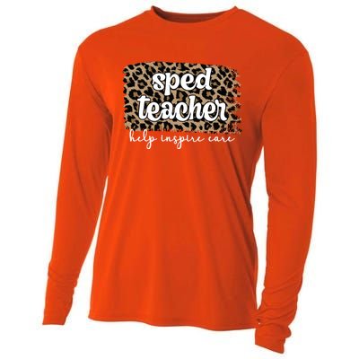 Best Sped Teacher Special Education Teacher Gift Cooling Performance Long Sleeve Crew