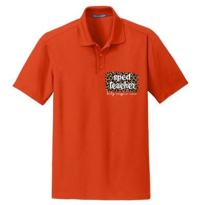 Best Sped Teacher Special Education Teacher Gift Dry Zone Grid Polo