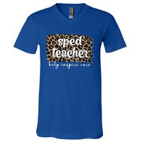 Best Sped Teacher Special Education Teacher Gift V-Neck T-Shirt