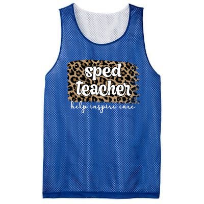 Best Sped Teacher Special Education Teacher Gift Mesh Reversible Basketball Jersey Tank