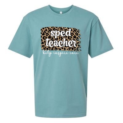 Best Sped Teacher Special Education Teacher Gift Sueded Cloud Jersey T-Shirt