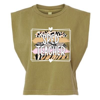 Best Sped Teacher Special Education Teacher Gift Garment-Dyed Women's Muscle Tee