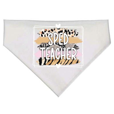 Best Sped Teacher Special Education Teacher Gift USA-Made Doggie Bandana