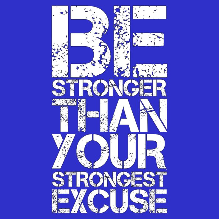 Be Stronger Than Strongest Excuse Motivational Inspirational Cool Gift Baby Bodysuit