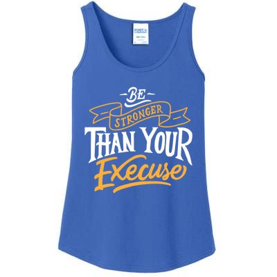 Be Stronger Than Your Excuse Gift Ladies Essential Tank