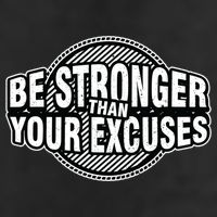 Be Stronger Than Your Excuse Gym Exercise Workout Fitness Meaningful Gift 11oz C Handle Ceramic Mug