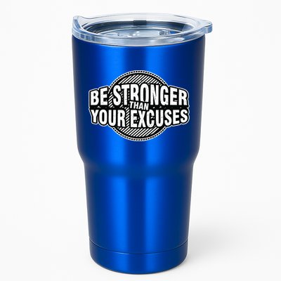 Be Stronger Than Your Excuse Gym Exercise Workout Fitness Meaningful Gift Tumbler
