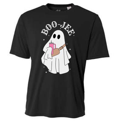 BooJee Stanley Tumbler Inspired Ghost Halloween Spooky Cooling Performance Crew T-Shirt