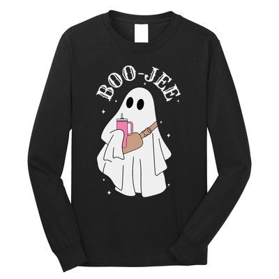 BooJee Stanley Tumbler Inspired Ghost Halloween Spooky Long Sleeve Shirt