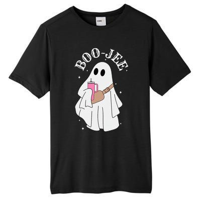 BooJee Stanley Tumbler Inspired Ghost Halloween Spooky Tall Fusion ChromaSoft Performance T-Shirt