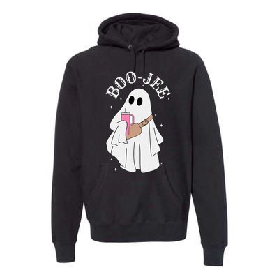 BooJee Stanley Tumbler Inspired Ghost Halloween Spooky Premium Hoodie