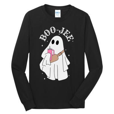 BooJee Stanley Tumbler Inspired Ghost Halloween Spooky Tall Long Sleeve T-Shirt