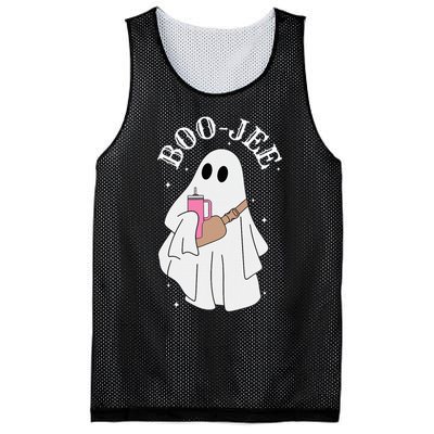 BooJee Stanley Tumbler Inspired Ghost Halloween Spooky Mesh Reversible Basketball Jersey Tank