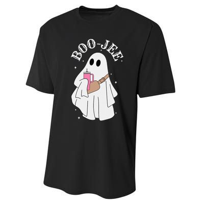 BooJee Stanley Tumbler Inspired Ghost Halloween Spooky Performance Sprint T-Shirt