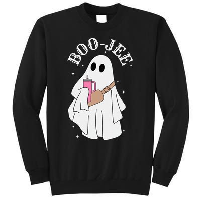 BooJee Stanley Tumbler Inspired Ghost Halloween Spooky Tall Sweatshirt