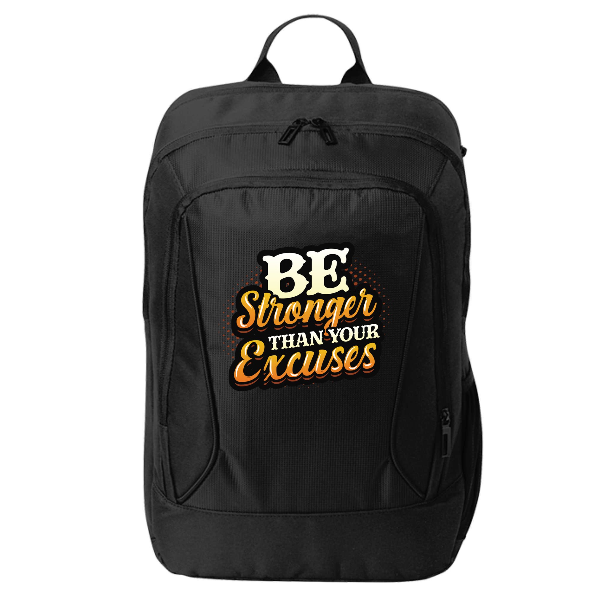 Be Stronger Than Your Excuses Fitness Cool Gift City Backpack