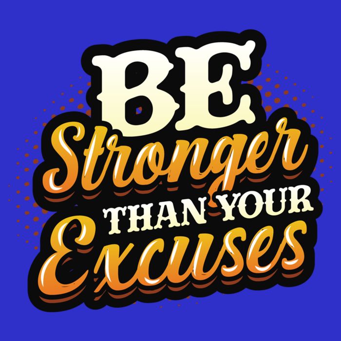 Be Stronger Than Your Excuses Fitness Cool Gift 16 in Basic Backpack