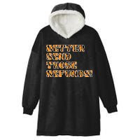 Better Send Those Refunds Cincinnati Funny Football Fan Hooded Wearable Blanket