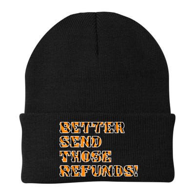 Better Send Those Refunds Cincinnati Funny Football Fan Beanie