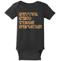 Better Send Those Refunds Cincinnati Funny Football Fan Baby Bodysuit