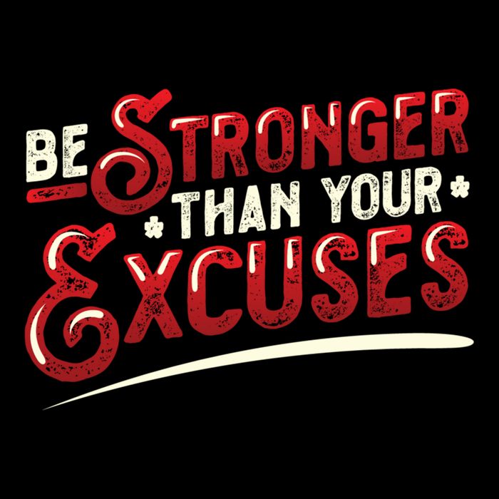 Be Stronger Than Your Excuses Fitness Gift Cooling Performance Crew T-Shirt