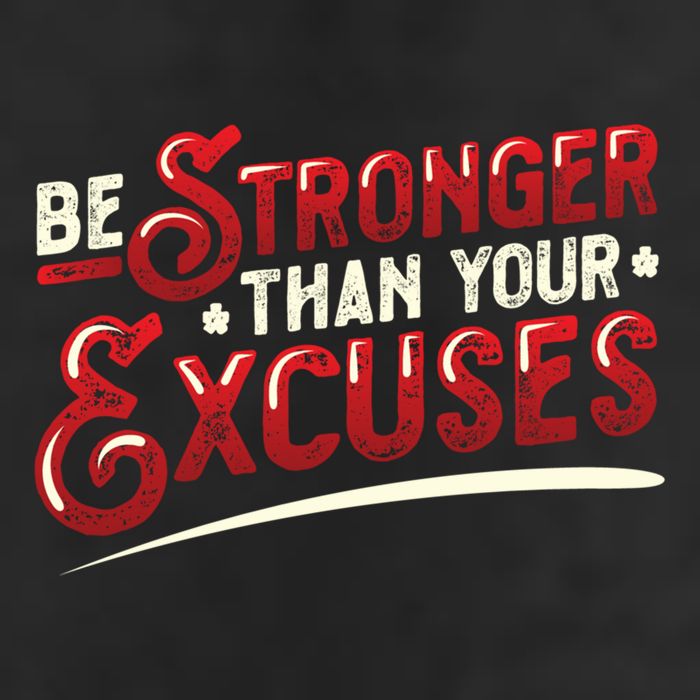 Be Stronger Than Your Excuses Fitness Gift Adult Drive Performance Visor