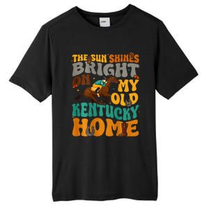 Back Side The Sun Shines Bright On My Old Ky Home Tall Fusion ChromaSoft Performance T-Shirt