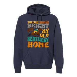 Back Side The Sun Shines Bright On My Old Ky Home Premium Hoodie