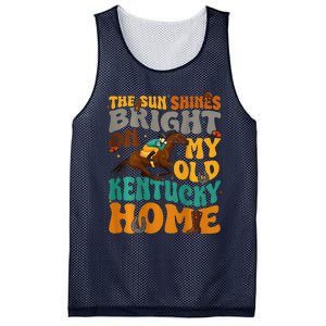 Back Side The Sun Shines Bright On My Old Ky Home Mesh Reversible Basketball Jersey Tank