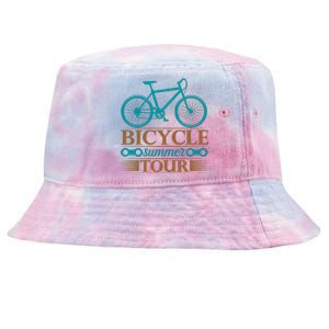 Bicycle Summer Tour Tie-Dyed Bucket Hat