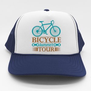 Bicycle Summer Tour Trucker Hat