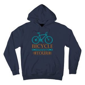 Bicycle Summer Tour Tall Hoodie