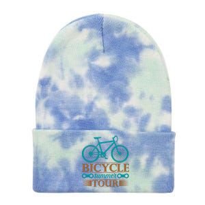 Bicycle Summer Tour Tie Dye 12in Knit Beanie