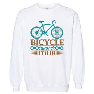 Bicycle Summer Tour Garment-Dyed Sweatshirt