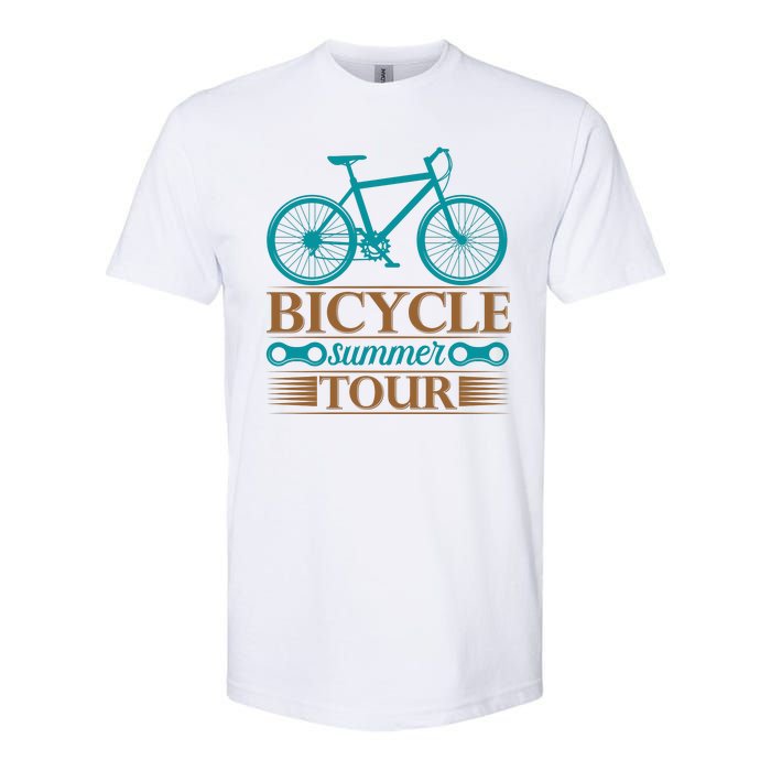 Bicycle Summer Tour Softstyle CVC T-Shirt