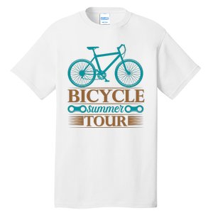 Bicycle Summer Tour Tall T-Shirt