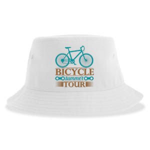 Bicycle Summer Tour Sustainable Bucket Hat