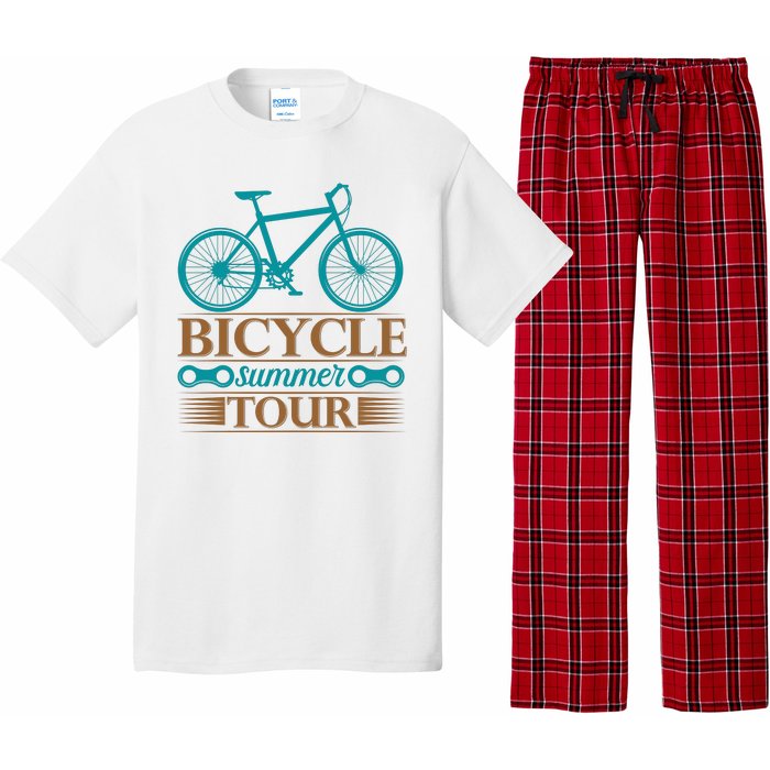 Bicycle Summer Tour Pajama Set