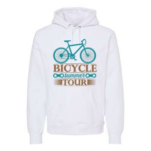 Bicycle Summer Tour Premium Hoodie