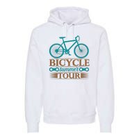 Bicycle Summer Tour Premium Hoodie