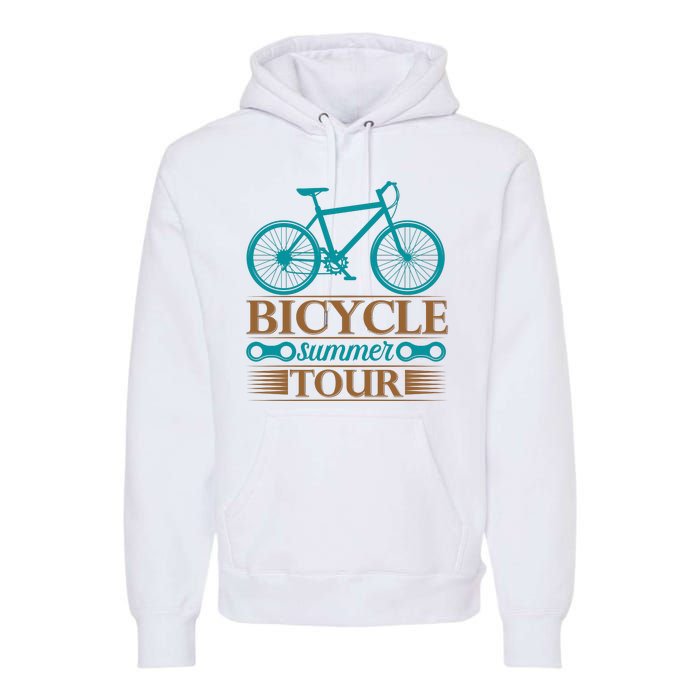 Bicycle Summer Tour Premium Hoodie